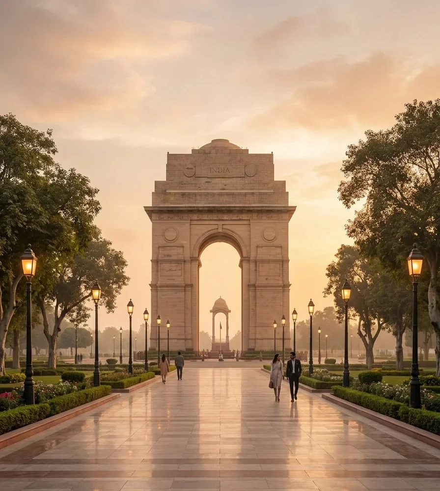 Delhi — 4 Hours Drive from CASA Corbett