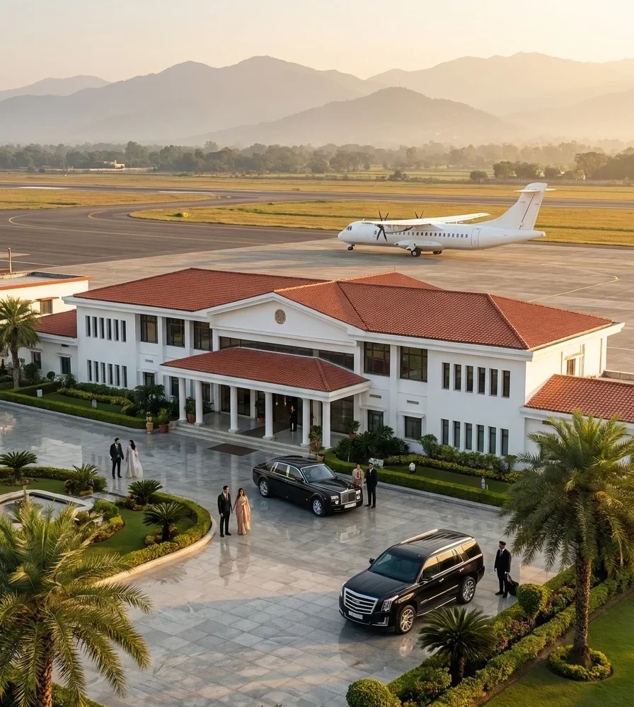Pantnagar Airport — 1 Hour 45 Minutes Drive from CASA Corbett